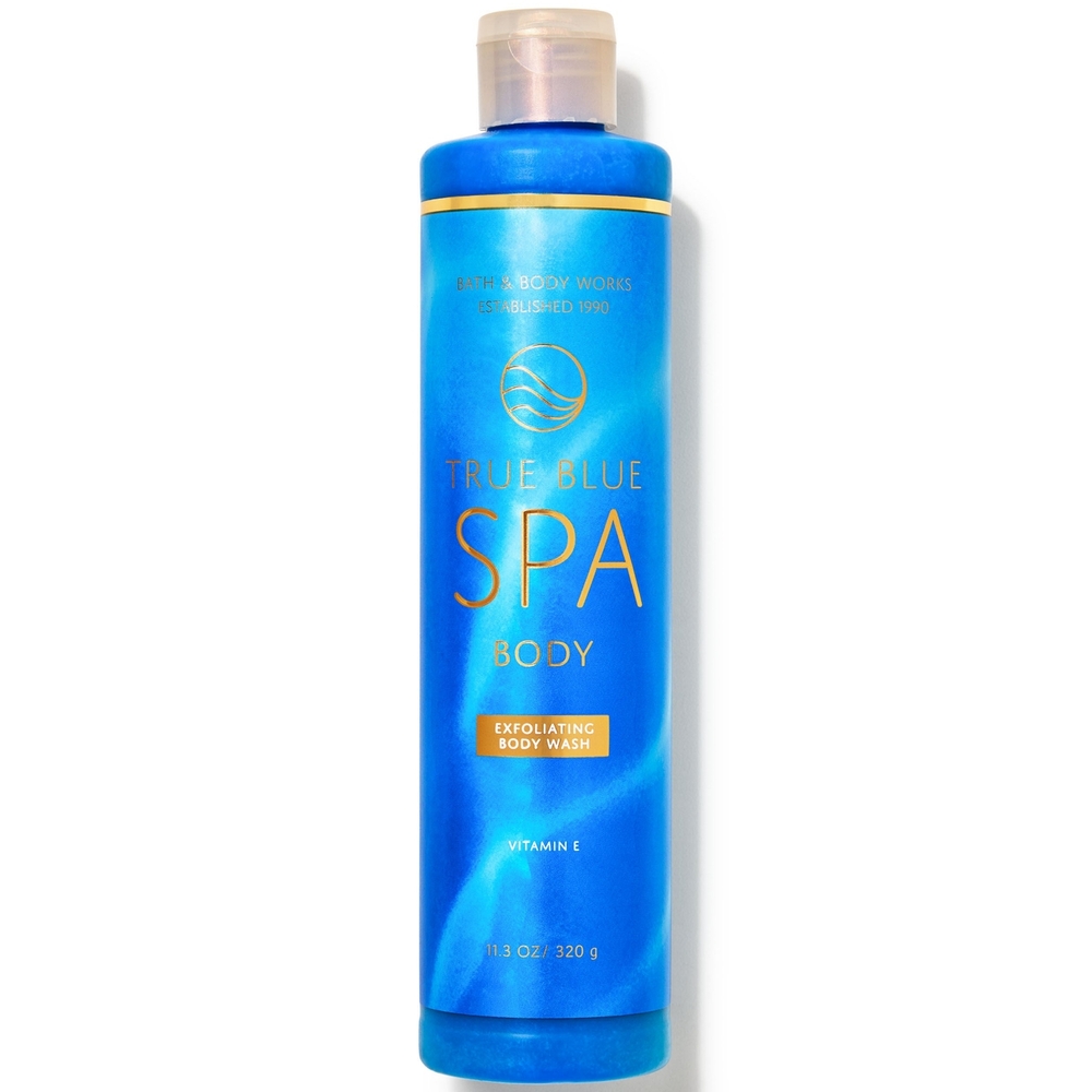 Bath & Body Works True Blue Spa Exfoliating Body Wash 10oz NEW Rare